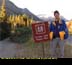 Cracker Lake Sign